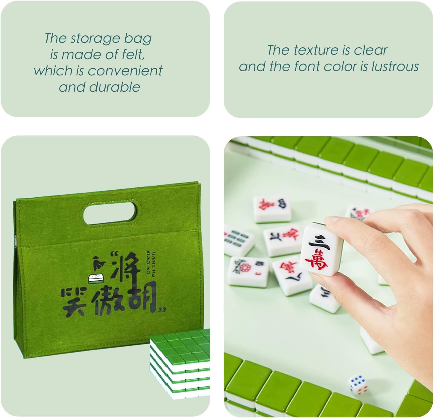SEAMEW Professional Mahjong Set